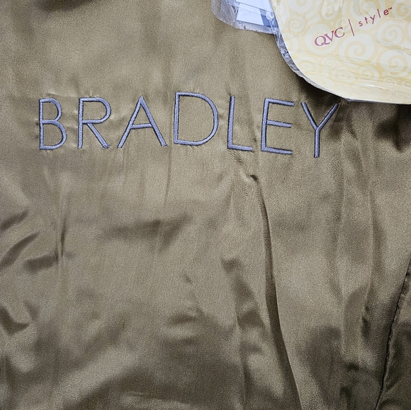 NWT - Leather "Bradley Bayou" Green Zippered Jacket - Size 1X - Picture 3 of 13